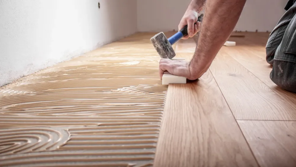 Pose de parquet à Mouriès
